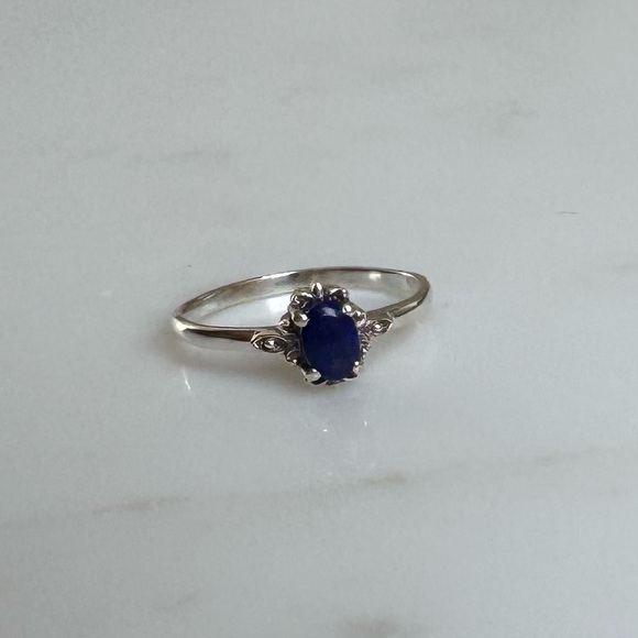 NWOT Sundance Midnight Cameo Ring Lapis Lazuli Sterling Silver